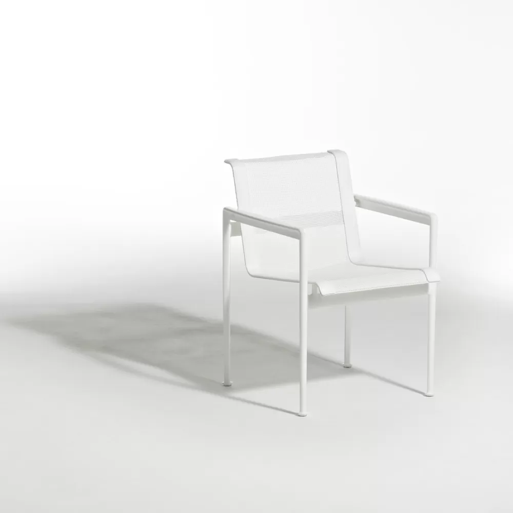 Sedie Per Esterni^Knoll 1966 Dining Chair | Sedia Per Esterni Con Braccioli | Bianco