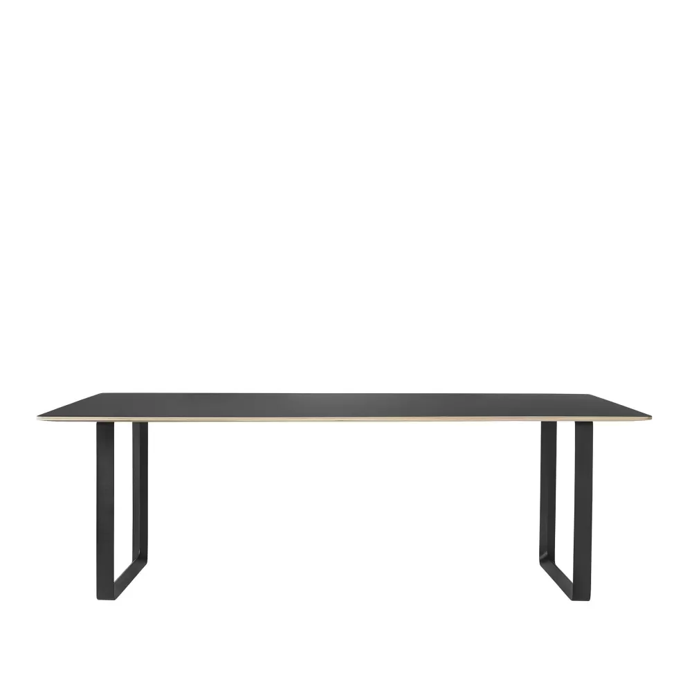 Tavoli Fissi^Muuto 70/70 Table | Tavolo | Linoleum Nero