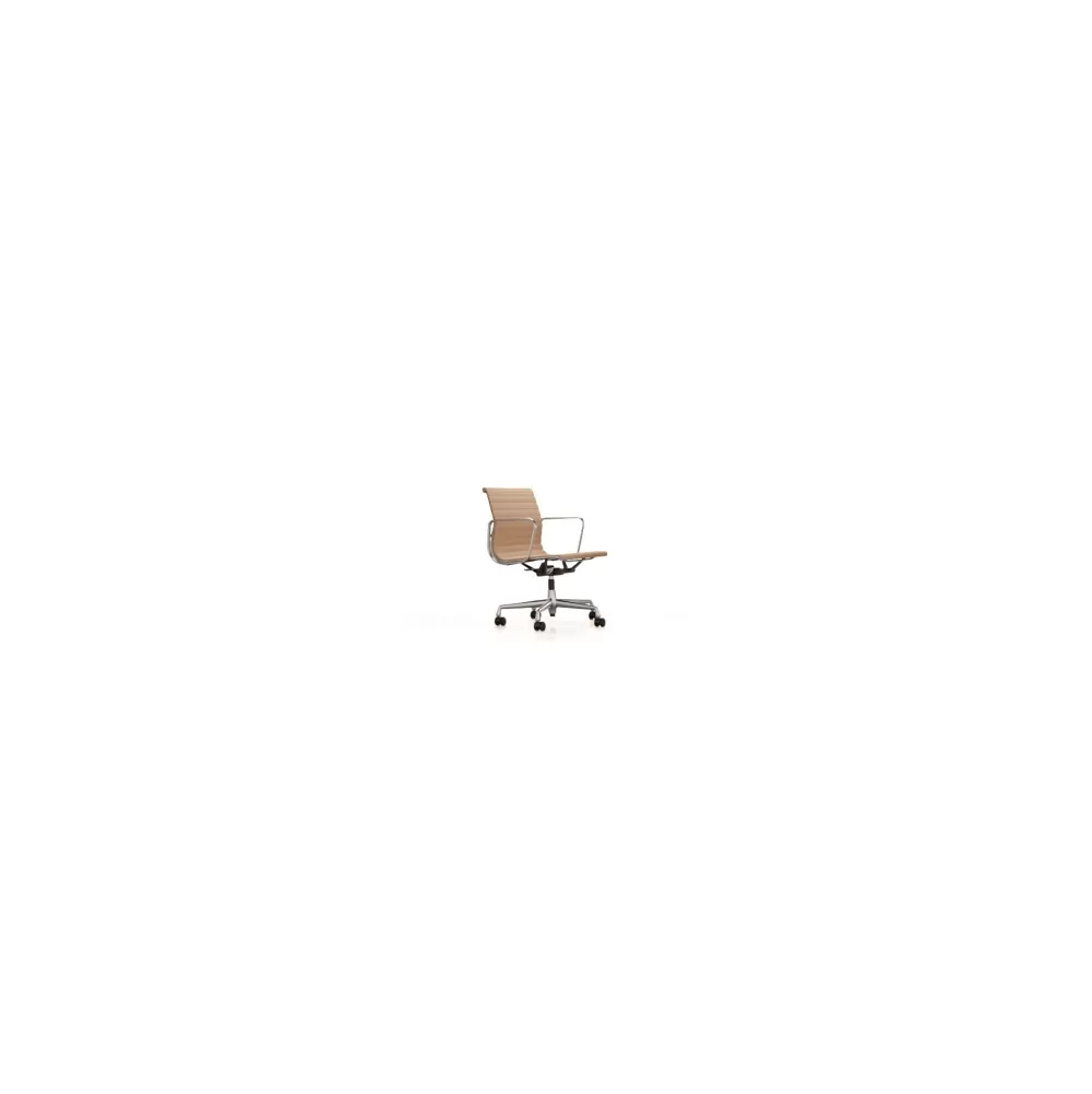 Sedie Da Ufficio^Vitra Aluminium Chair Ea 117 | Poltrona Ufficio | Cognac / Avorio