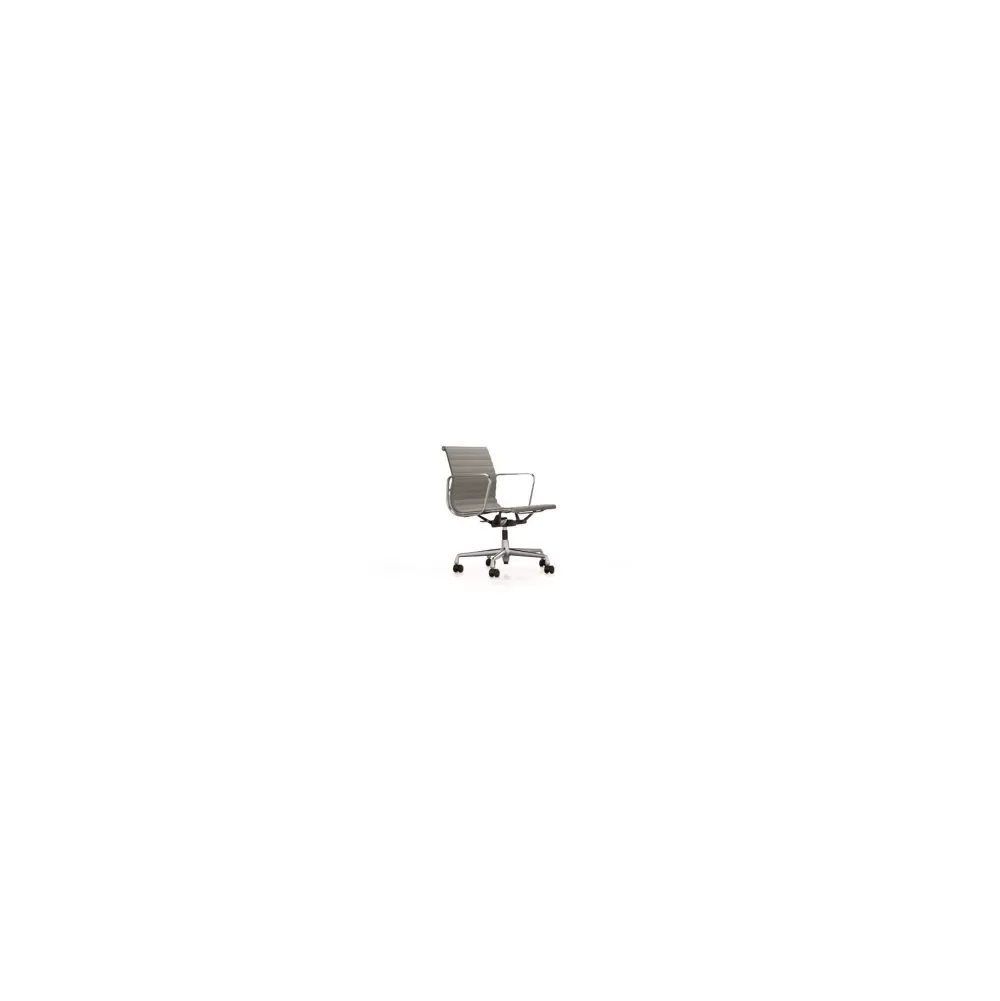 Sedie Da Ufficio^Vitra Aluminium Chair Ea 117 | Poltrona Ufficio | Nero / Avorio