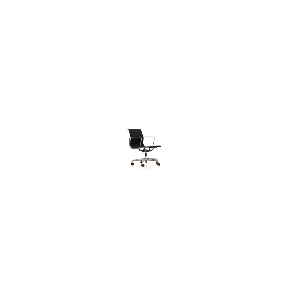 Sedie Da Ufficio^Vitra Aluminium Chair Ea 117 | Poltrona Ufficio | Petrolio / Marrone Palude