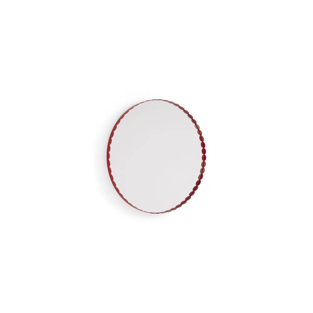 Specchi^HAY Arcs Mirror | Specchio Circolare | Rosso