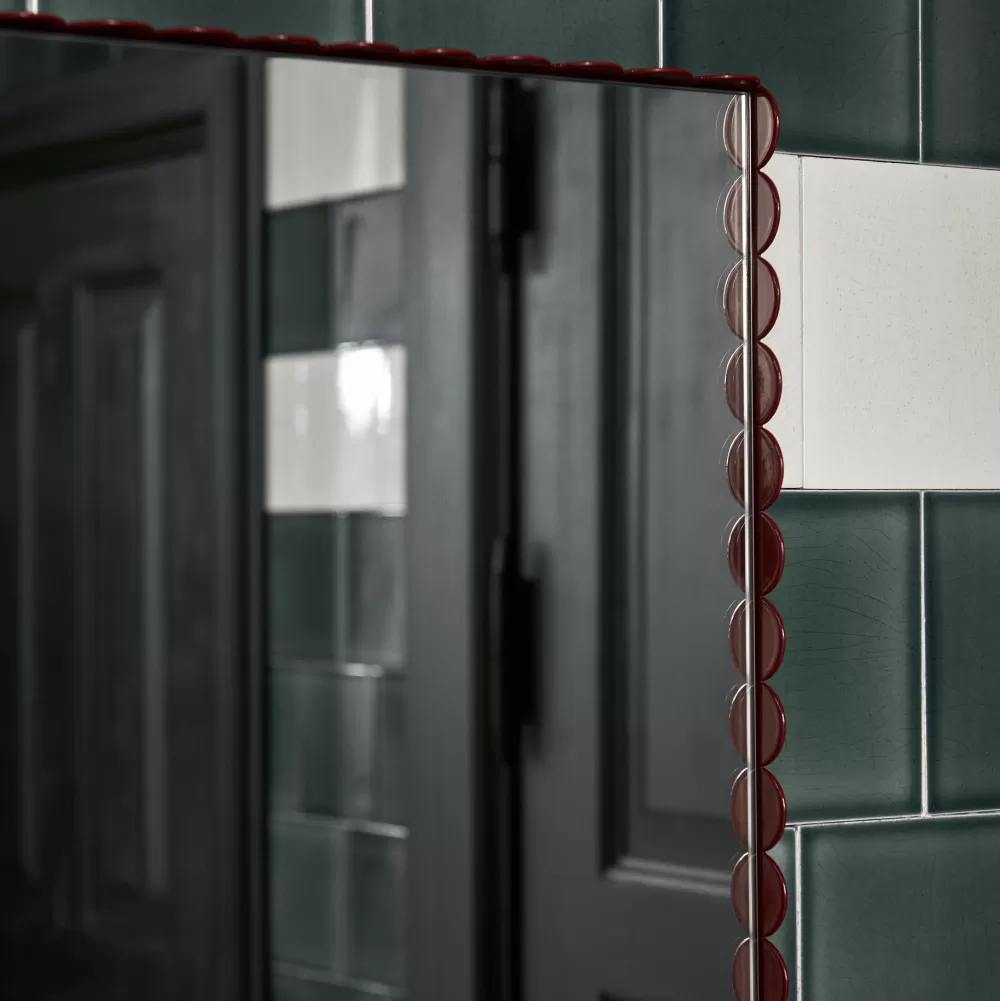 Specchi^HAY Arcs Mirror | Specchio Rettangolare L | Borgogna