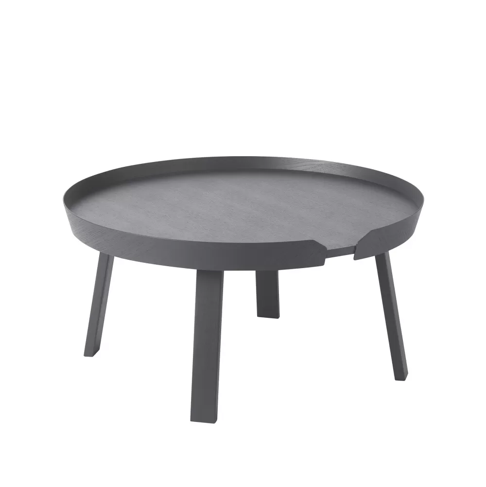 Tavolini^Muuto Around Coffee Table L | Tavolino | Antracite