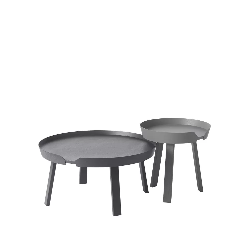 Tavolini^Muuto Around Coffee Table L | Tavolino | Antracite