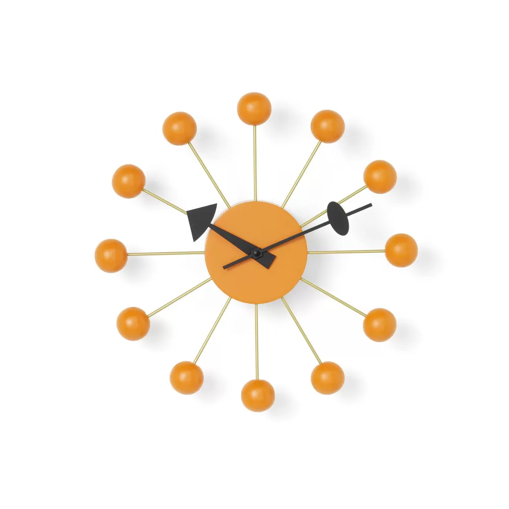 Orologi^Vitra Ball Clock | Orologio Da Parete | Arancione