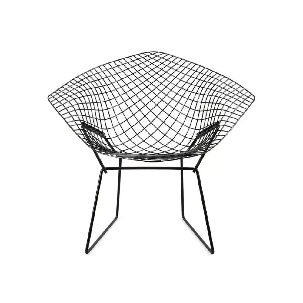 Divani E Poltrone^Knoll Bertoia Diamond Chair | Poltroncina Per Esterni | Nero