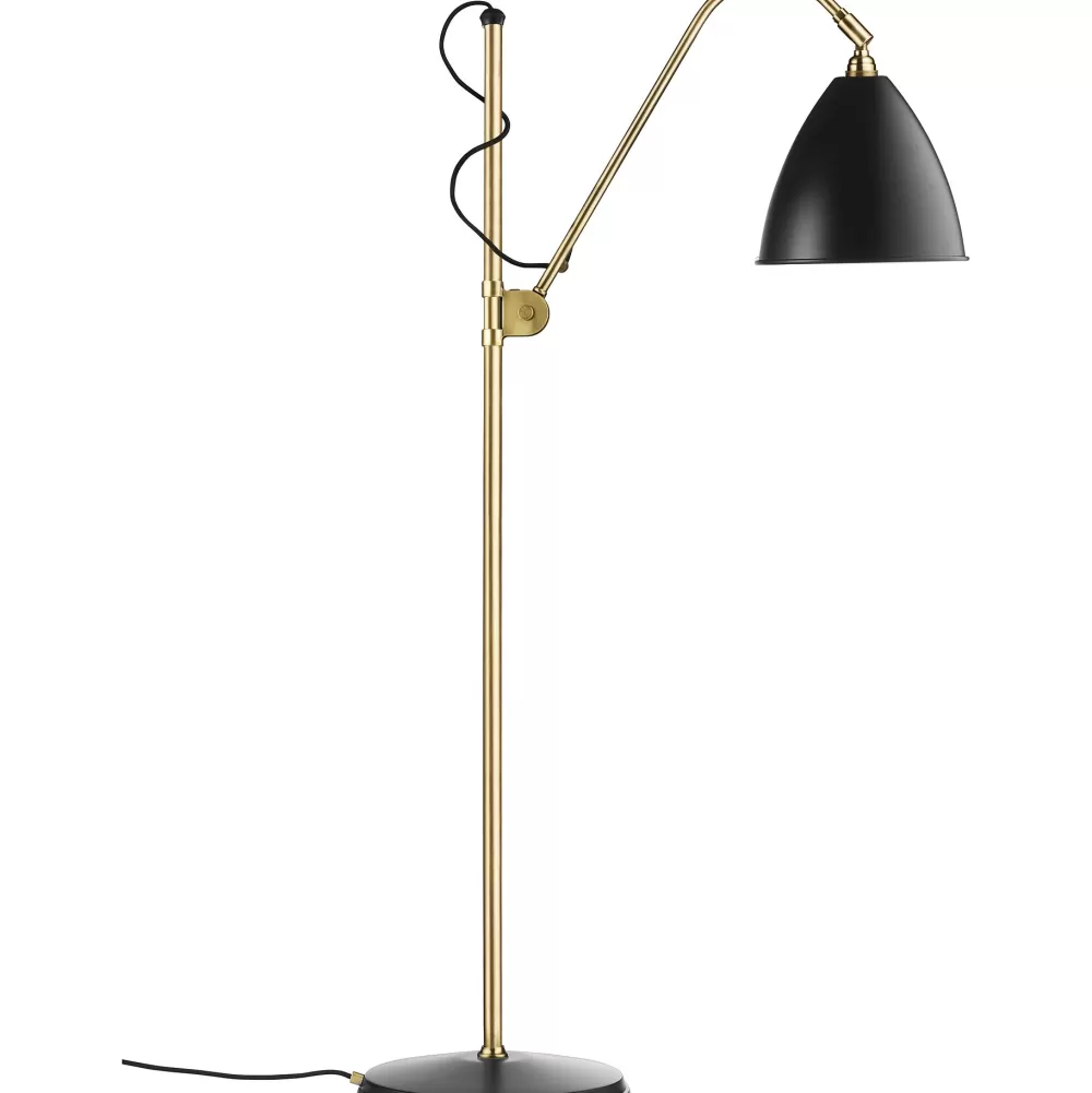 Lampade Da Terra^GUBI Bl3 Floor Lamp | Lampada Da Terra | Nero - Ottone