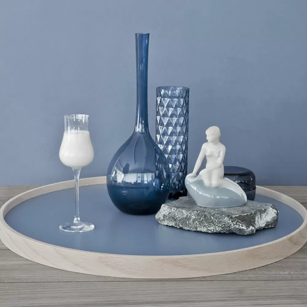 Decorazioni^Brdr. Krüger Bolling Serving Tray | Faggio Blu/Bianco