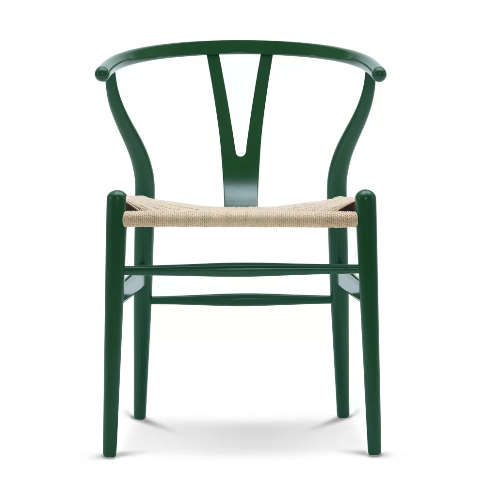 Sedie^Carl Hansen & Søn Ch24 Wishbone Chair | Faggio - Verde