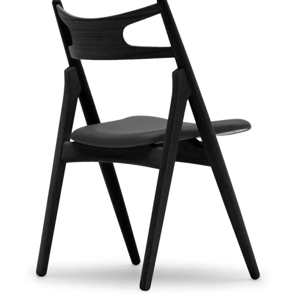 Sedie^Carl Hansen & Søn Ch29P | Sedia | Rovere -Pelle Nera