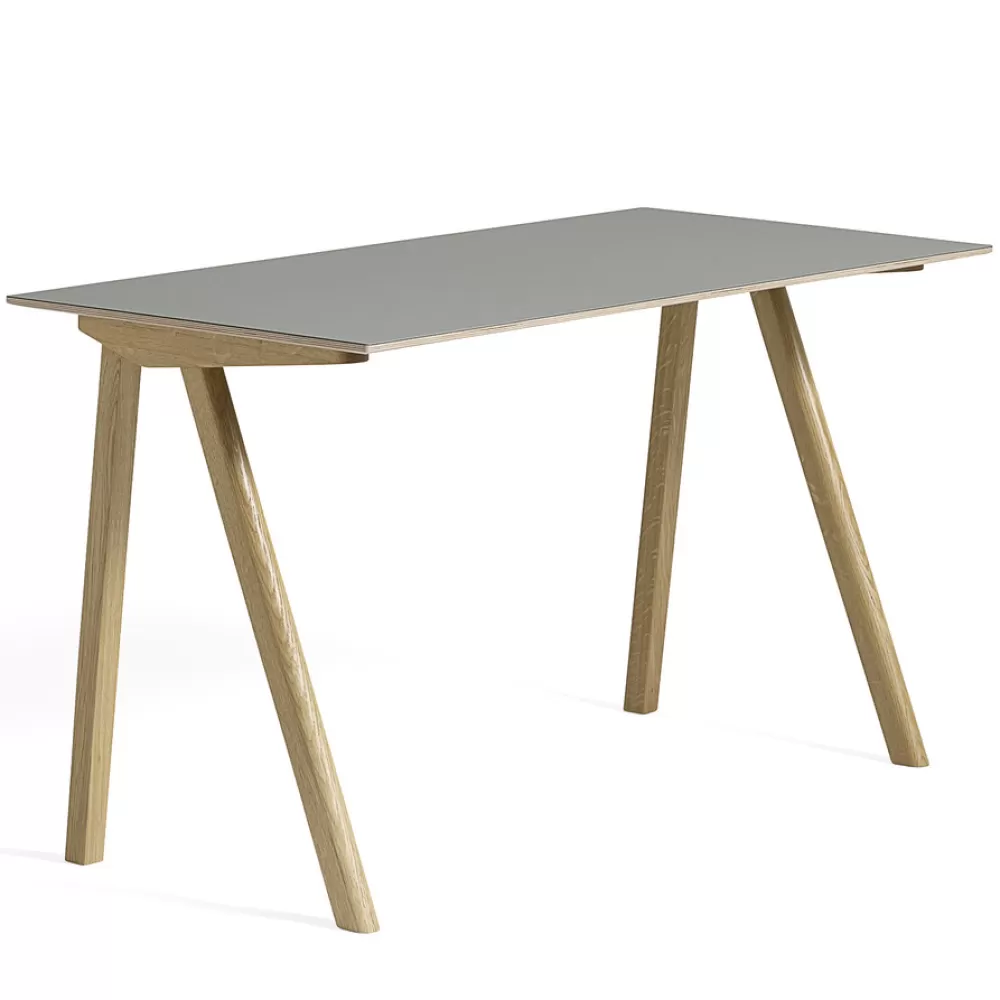 Scrivanie E Tavoli Da Ufficio^HAY Cph 90 Desk | Scrivania | Rovere/Linoleum Grigio