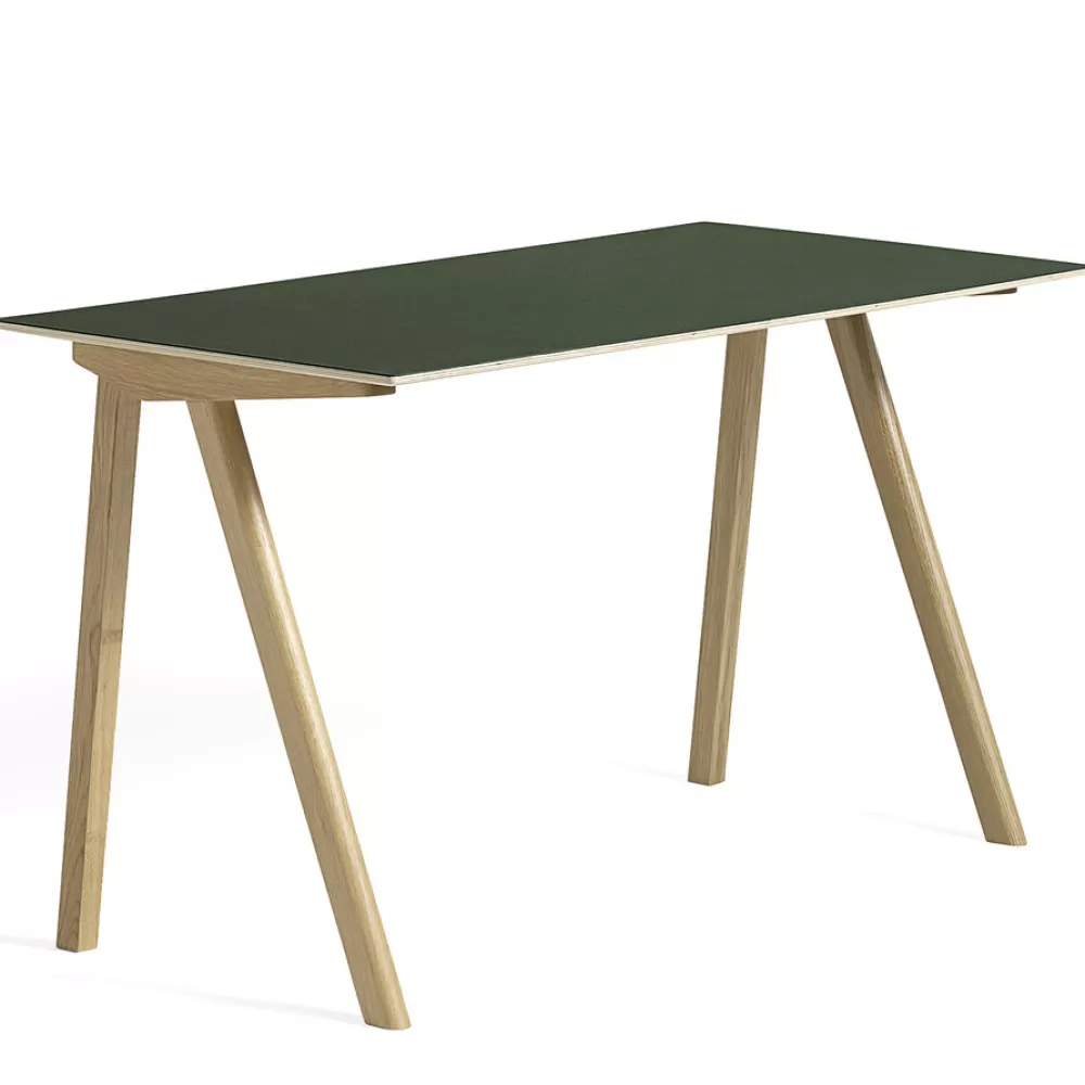 Scrivanie E Tavoli Da Ufficio^HAY Cph 90 Desk | Scrivania | Rovere/Linoleum Verde