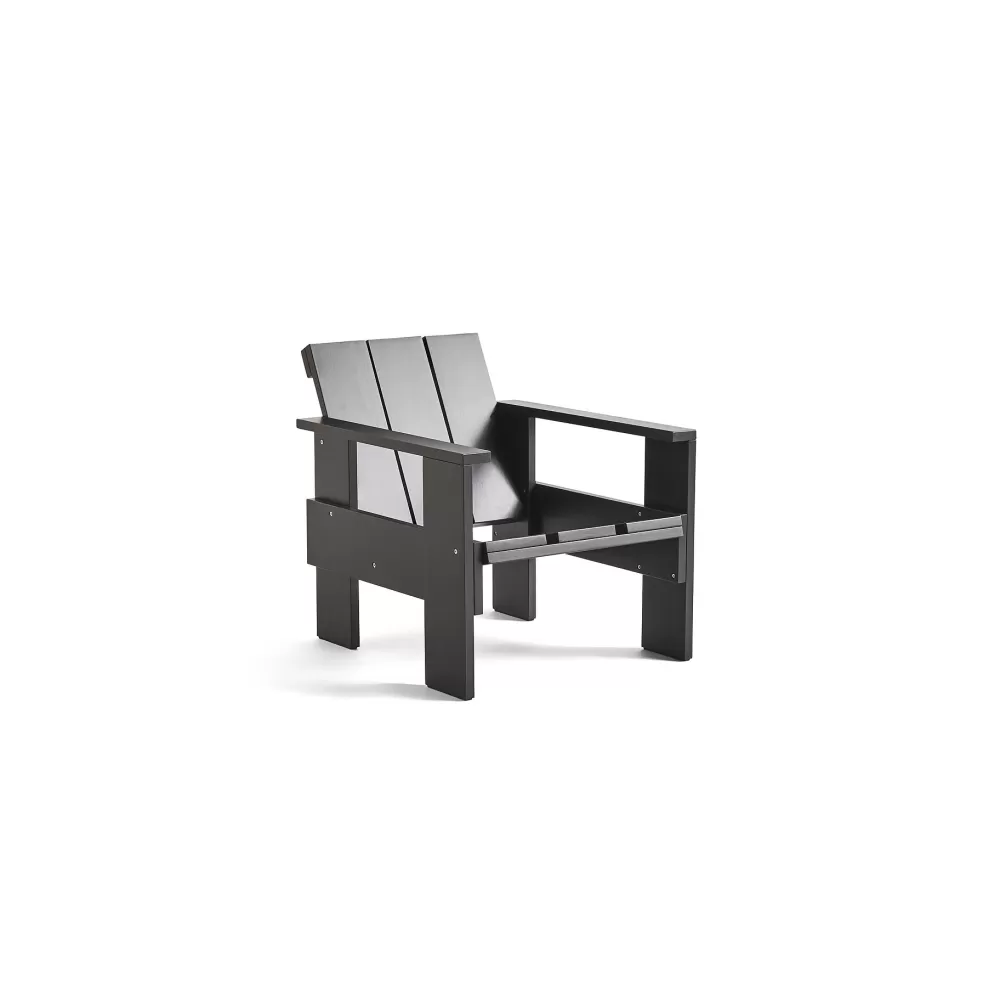 Divani E Poltrone^HAY Crate Lounge Chair | Poltrona Per Esterni | Nera