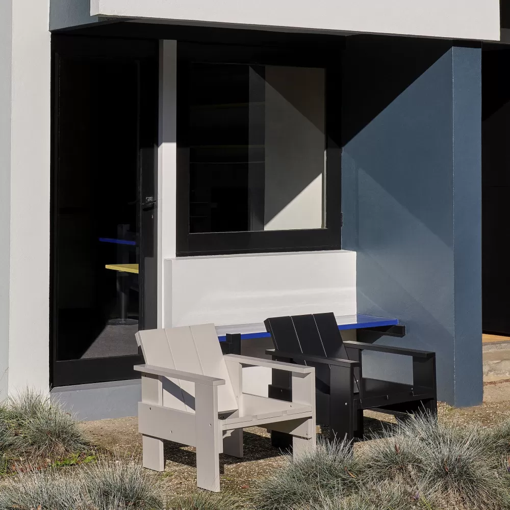 Divani E Poltrone^HAY Crate Lounge Chair | Poltrona Per Esterni | Nera