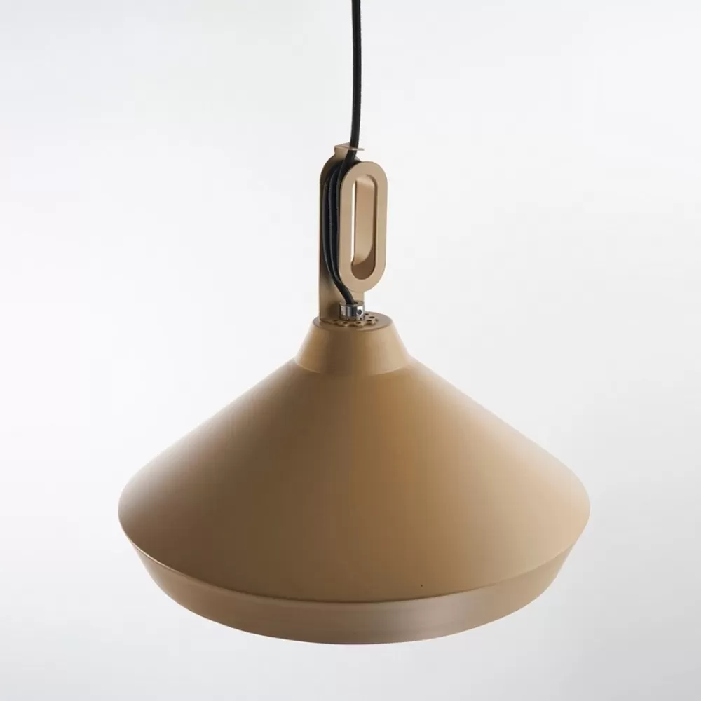 Lampade A Sospensione^Zava Driyos O37 | Lampada Outdoor A Sospensione | Beige Grigiastro