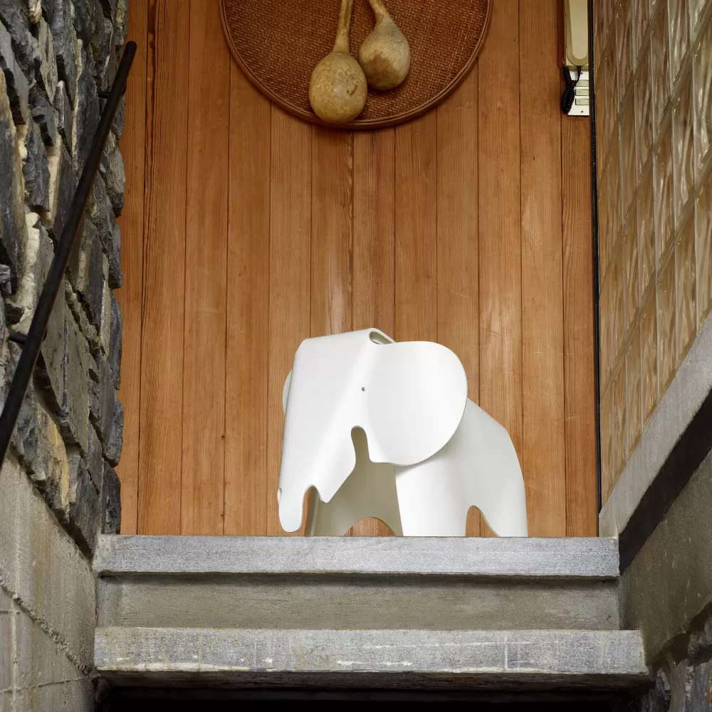 Decorazioni^Vitra Eames Elephant Small | Elefante Gioco - Bianco Opaco