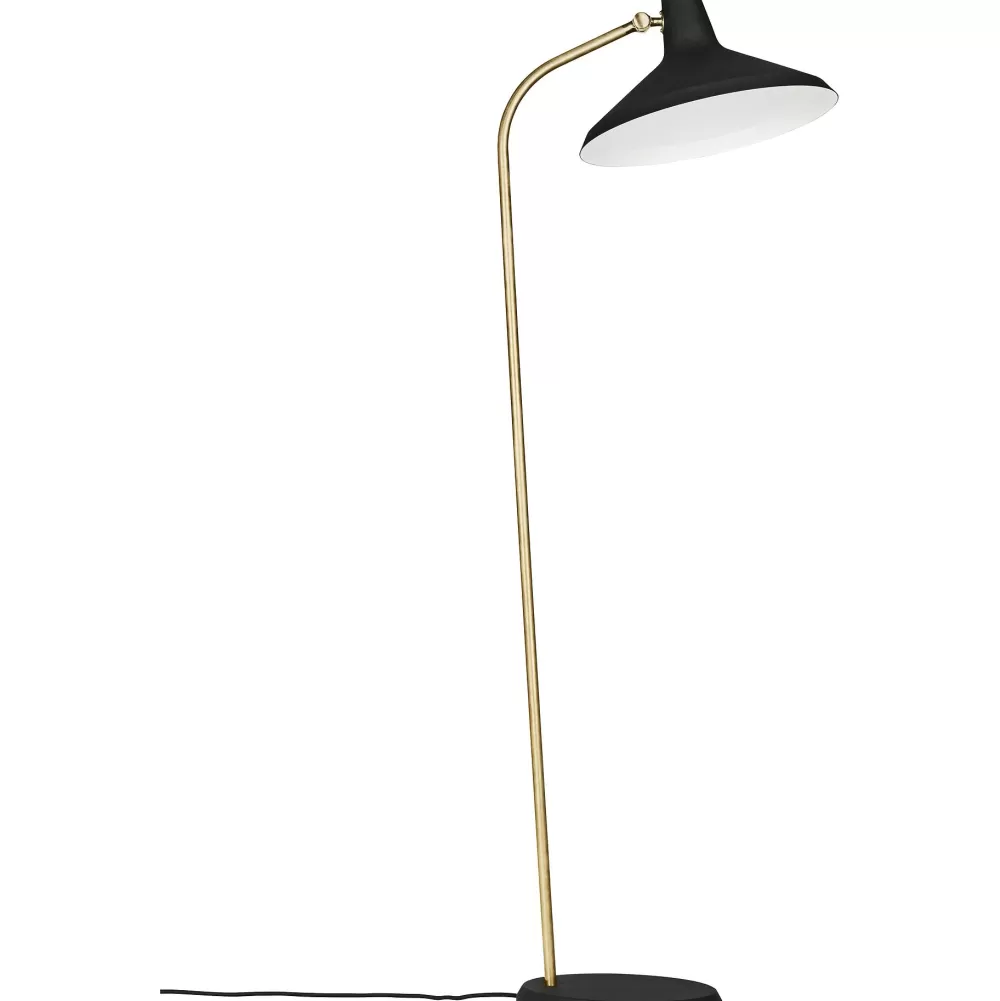 Lampade Da Terra^GUBI G-10 Floor Lamp | Lampada Da Terra | Ottone - Nero