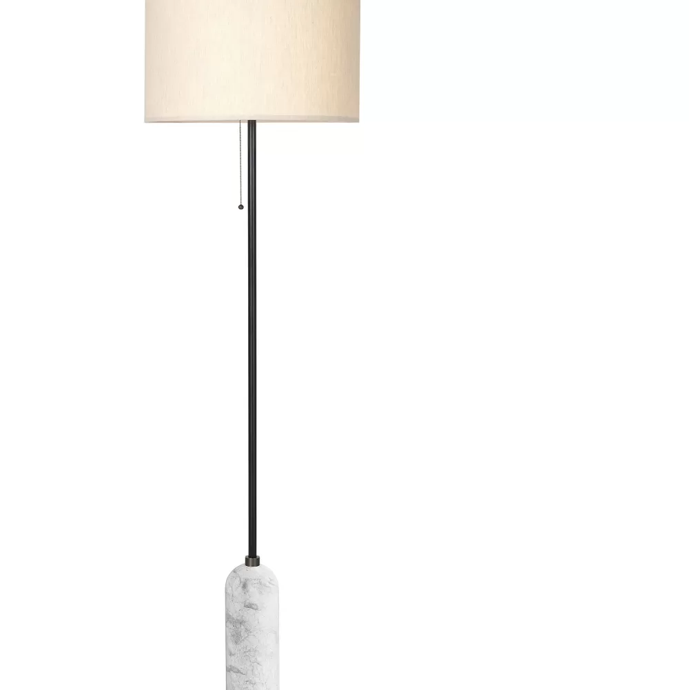 Lampade Da Terra^GUBI Gravity Floor Lamp | Lampada Da Terra | Canvas - Marmo Bianco