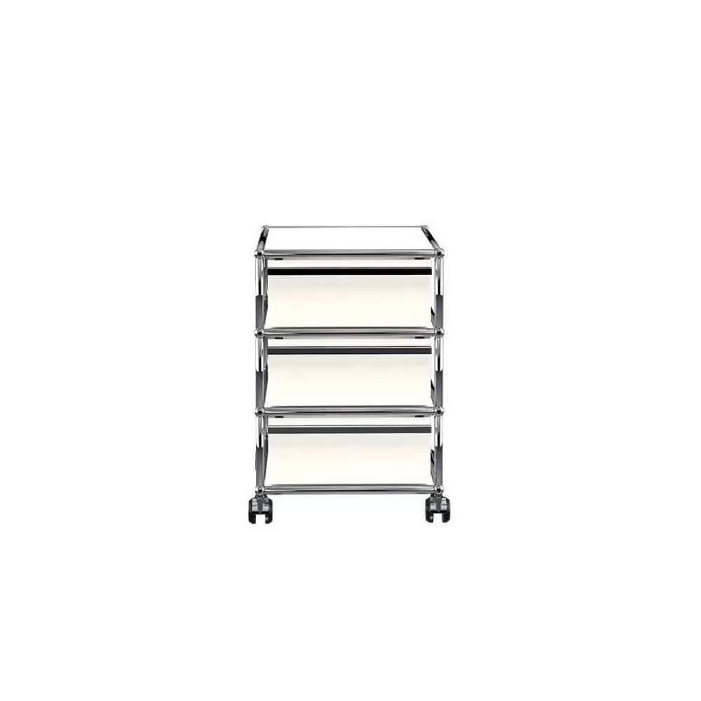 Decorazioni^USM Haller 24 | Contenitore Su Ruote 41X52 - Bianco Puro