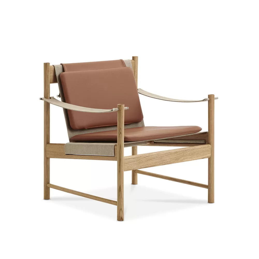 Poltrone Singole^Brdr. Krüger Hb Lounge Chair | Poltrona | Rovere/Pelle