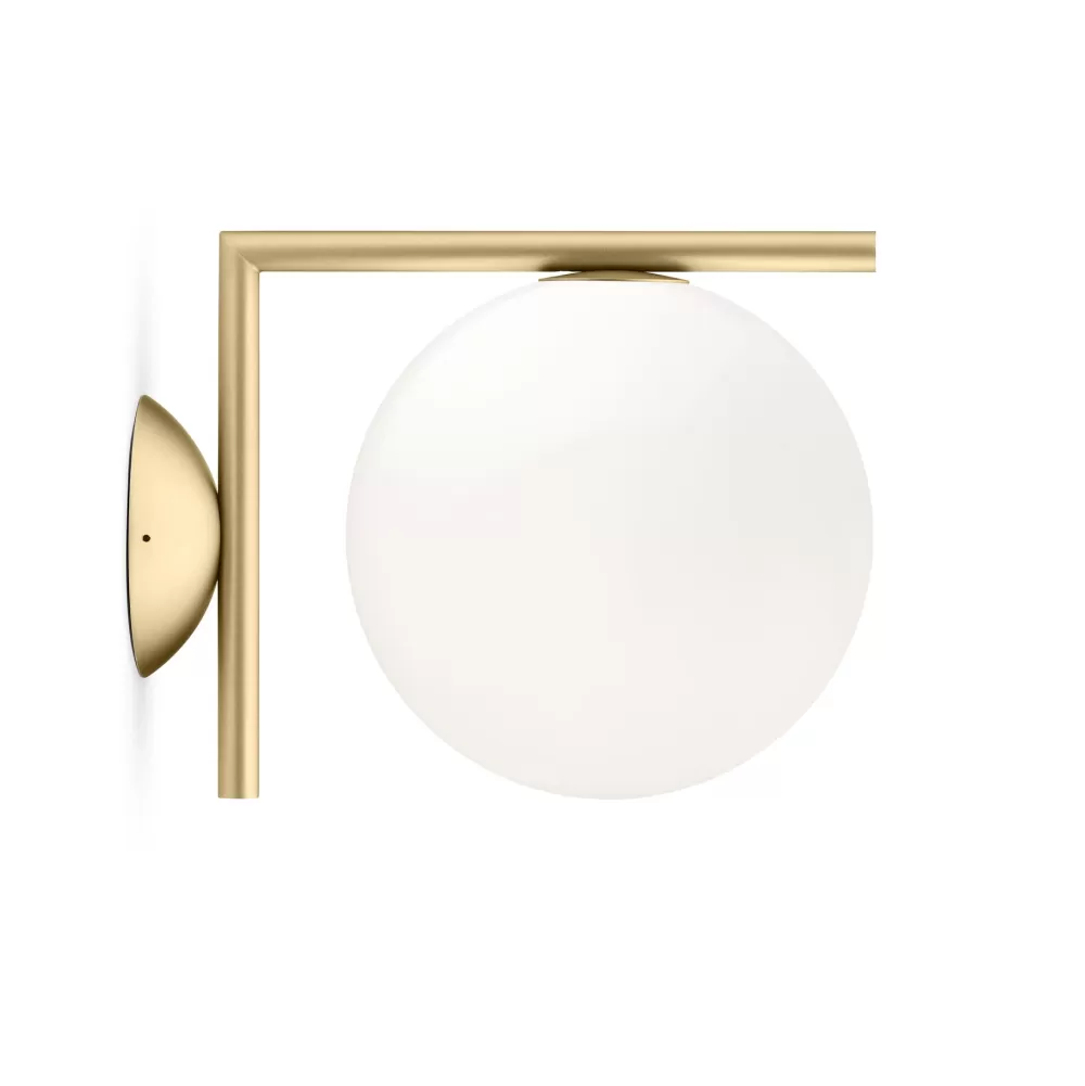 Lampade Da Parete Per Esterni^Flos Ic Ceiling Wall 1 | Lampada Da Parete Per Interni - Ottone