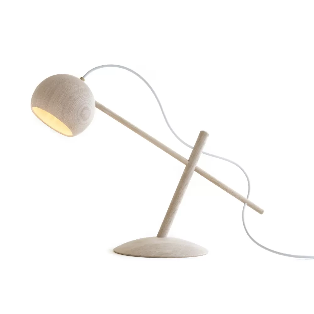 Lampade Da Tavolo^Brdr. Krüger Lune Table Lamp | Lampada Da Tavolo | Rovere Oliato Bianco