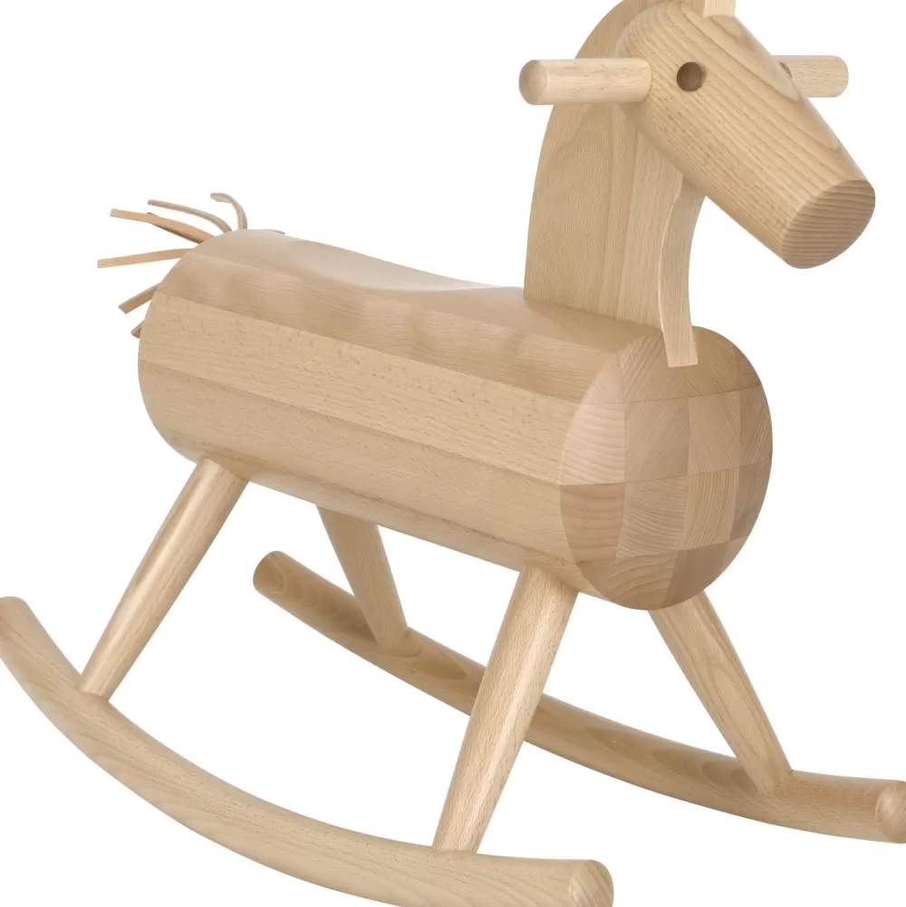 Decorazioni^Brdr. Krüger Mokuba Rocking Horse | Cavallo A Dondolo | Faggio