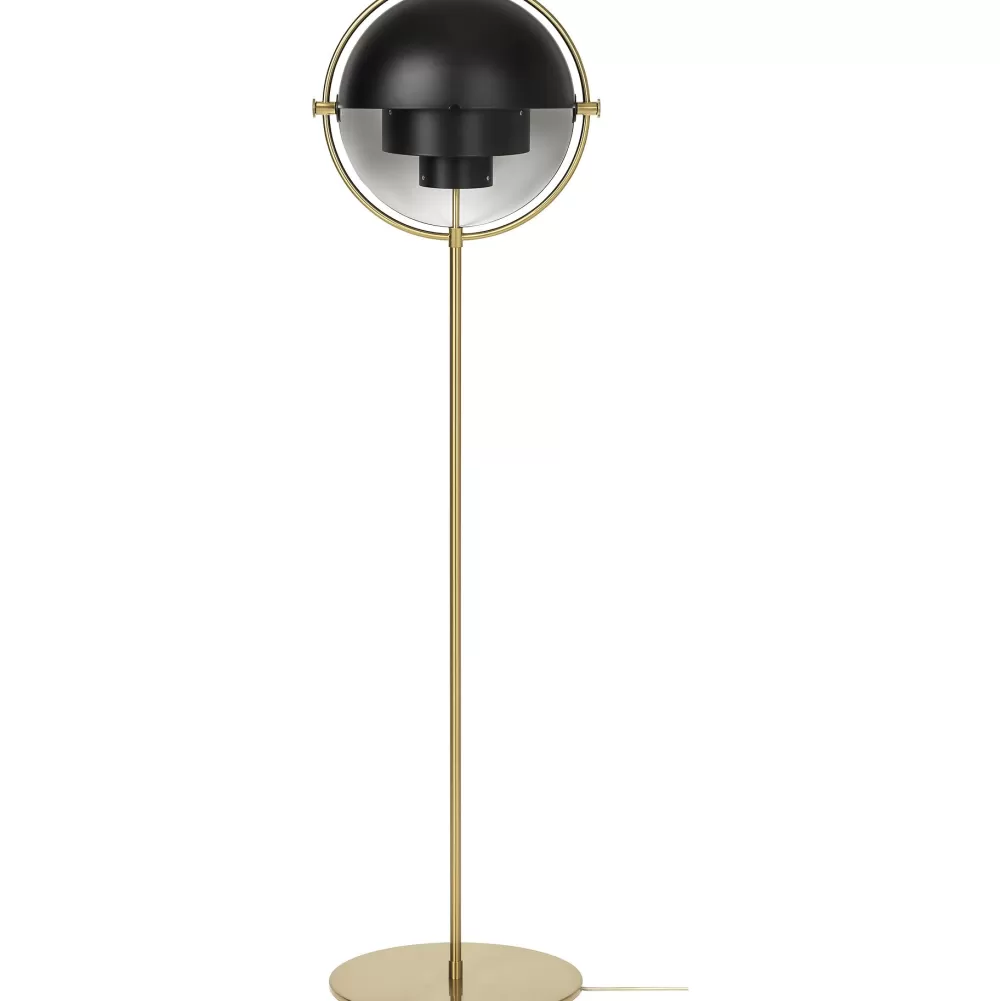 Lampade Da Terra^GUBI Multi-Lite Floor Lamp | Lampada Da Terra | Ottone - Nero