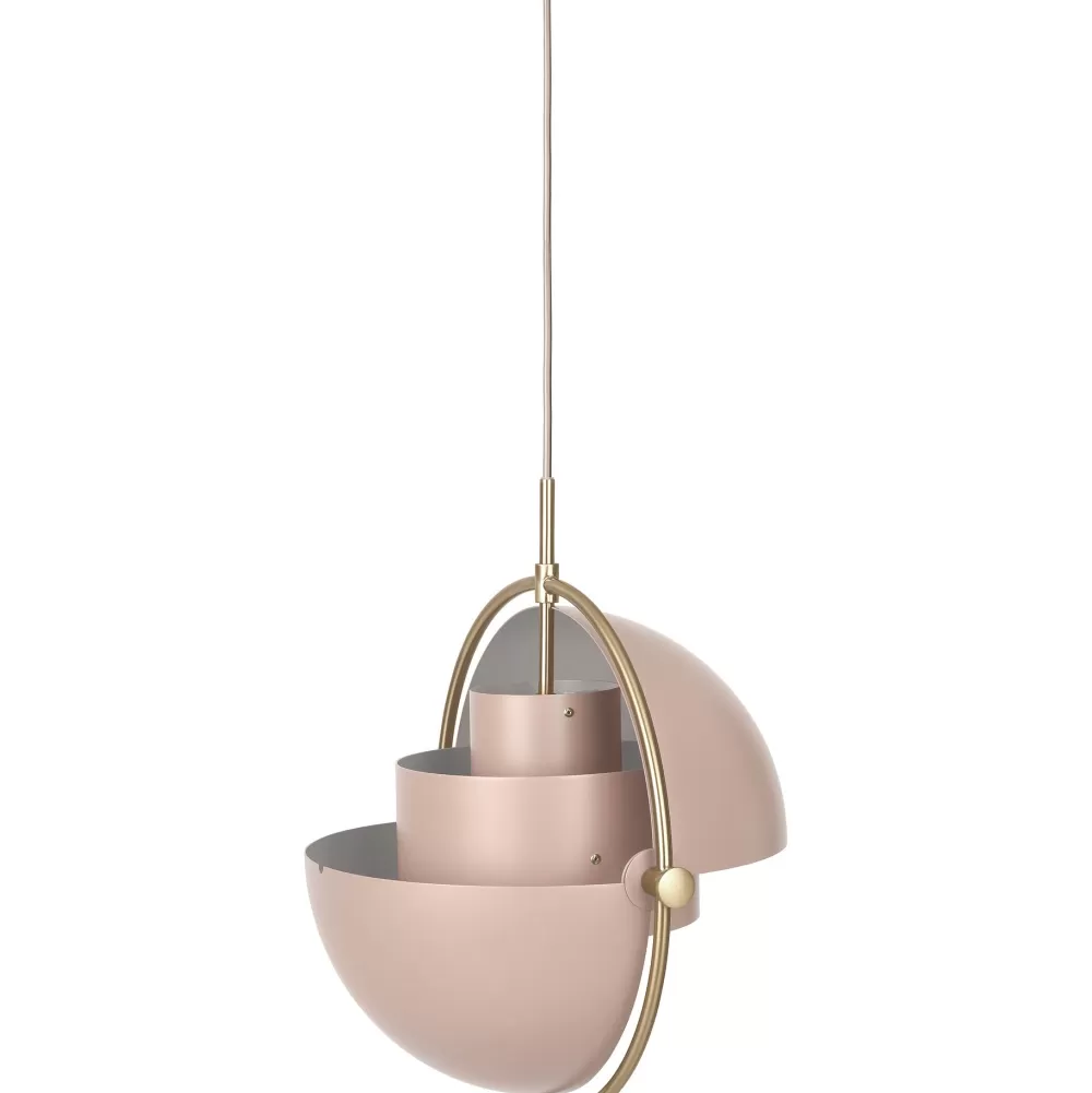 Lampade A Sospensione^GUBI Multi-Lite Pendant | Lampada A Sospensione | Rosa - Ottone/L