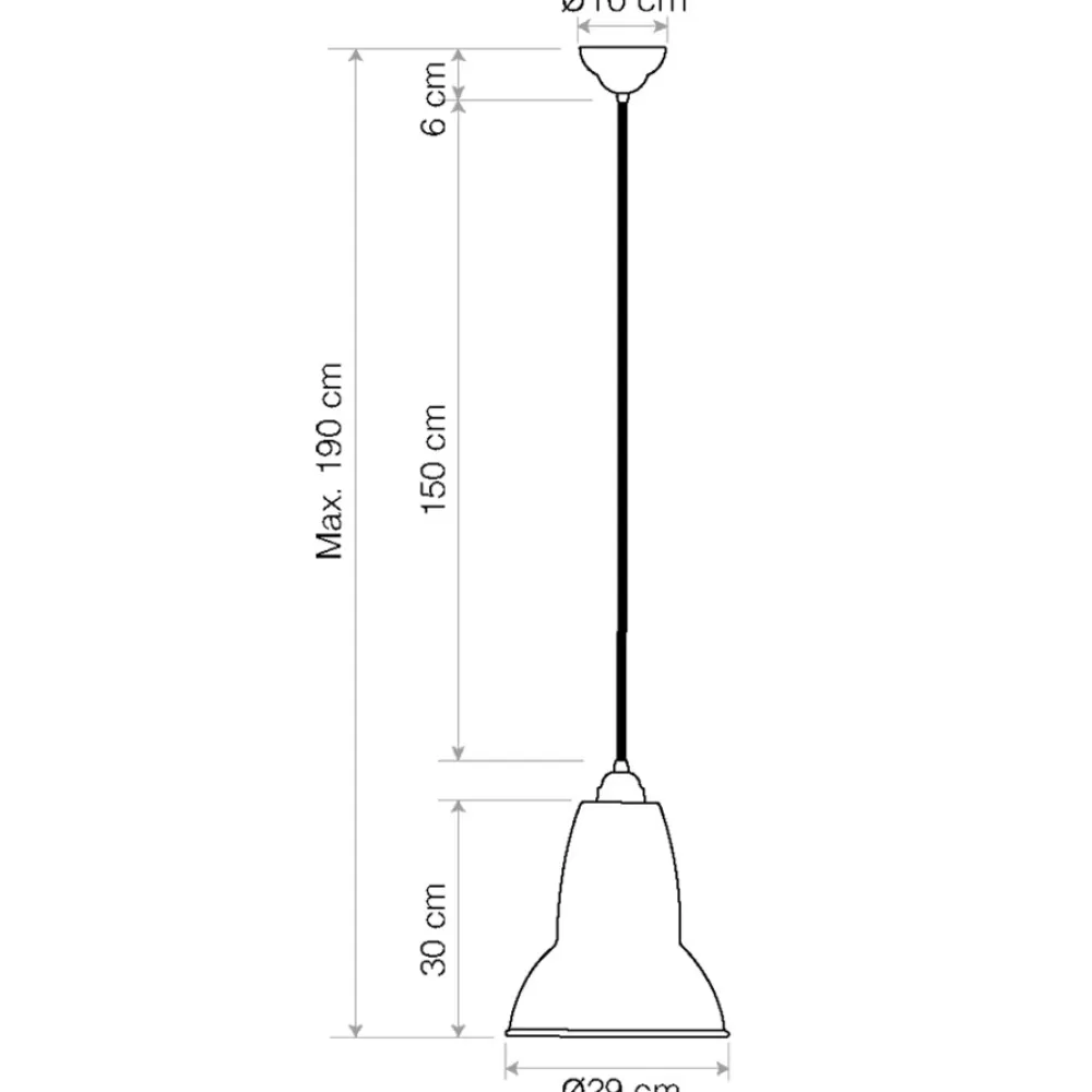 Lampade A Sospensione^Anglepoise Original 1227 Brass Maxi | Lampada A Sospensione - Nero | Ex-Display