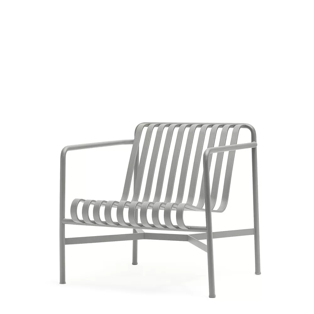 Poltrone Singole^HAY Palissade Lounge Chair Low | Poltrona Bassa | Grigio Cielo