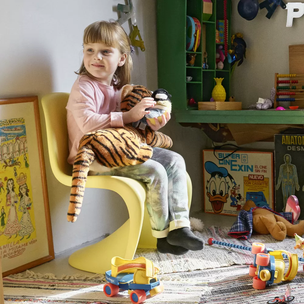 Sedie, Tavoli E Scrivanie^Vitra Panton Junior | Sedia Per Bambini | Giallo Oro