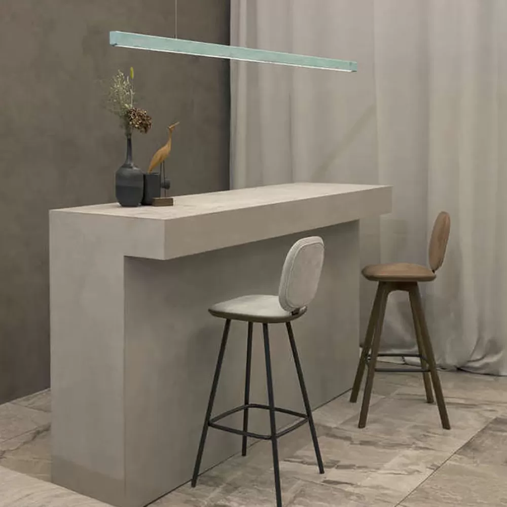 Sgabelli^Brdr. Krüger Pauline Comfort Bar Stool H65 | Sgabello | Metallo-Rovere Fume-Pelle Grigia