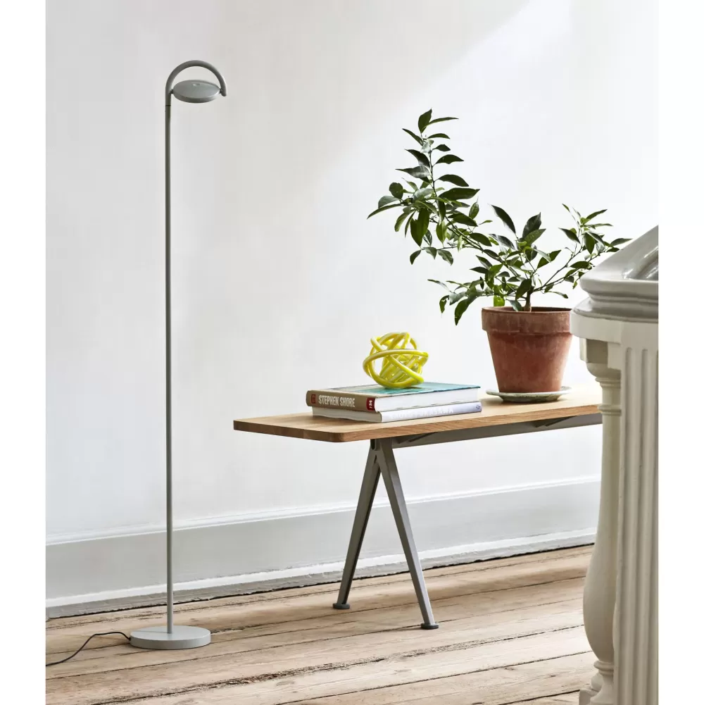 Panche^HAY Pyramid Bench 12 | Panca 190 - Struttura In Acciaio - Rovere Massello Laccato Trasparente