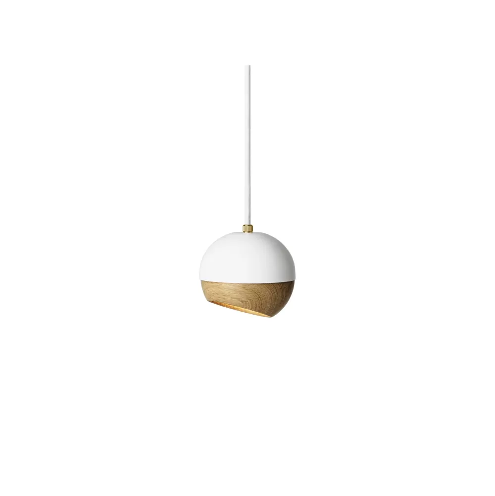 Lampade A Sospensione^Mater Ray Pendant Lamp | Lampada A Sospensione | Rovere E Acciaio Bianco - M