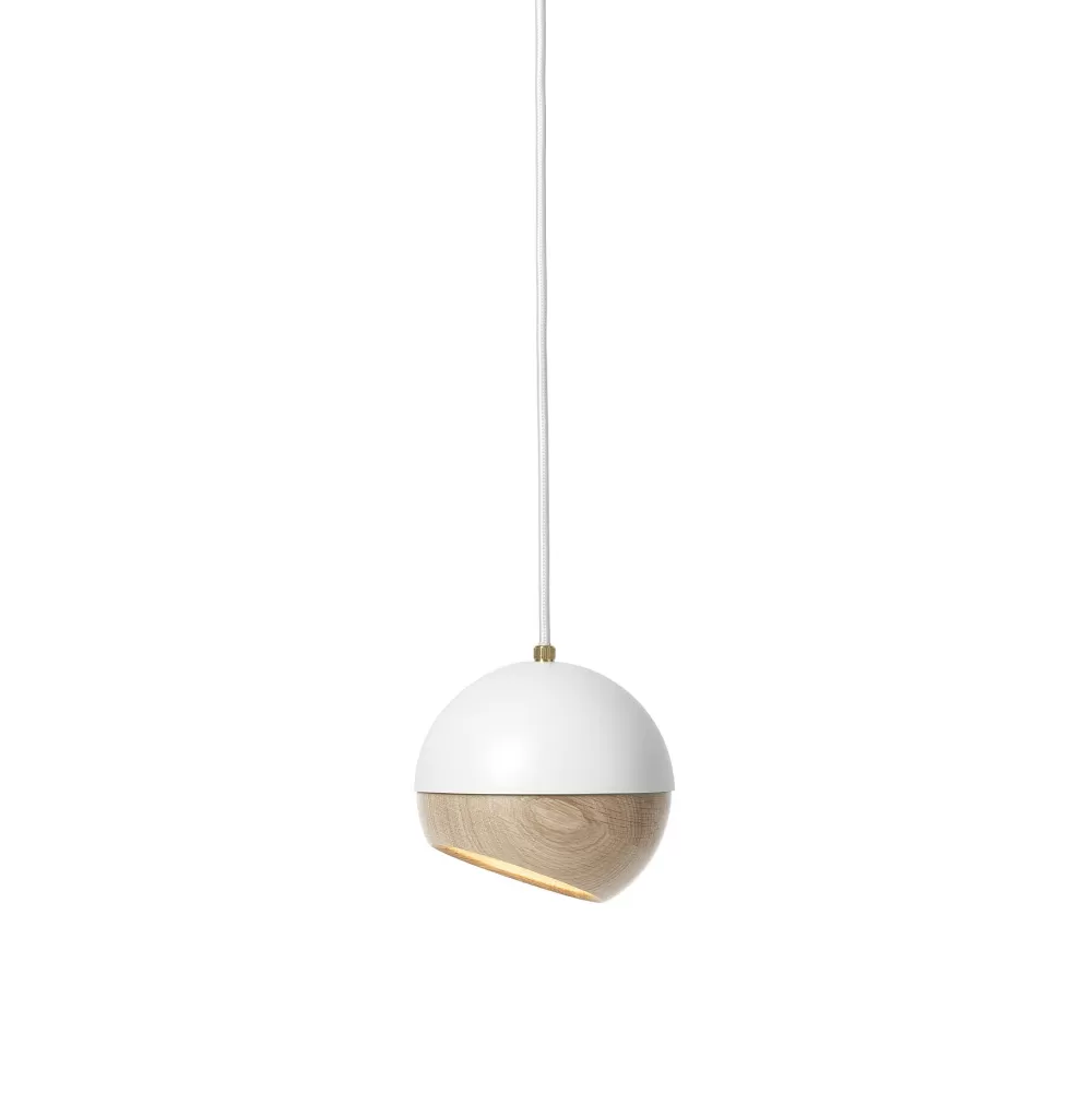 Lampade A Sospensione^Mater Ray Pendant Lamp | Lampada A Sospensione | Rovere E Acciaio Bianco - S