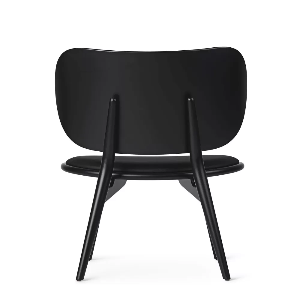 Poltrone Singole^Mater The Lounge Chair | Poltrona | Faggio - Pelle Nera