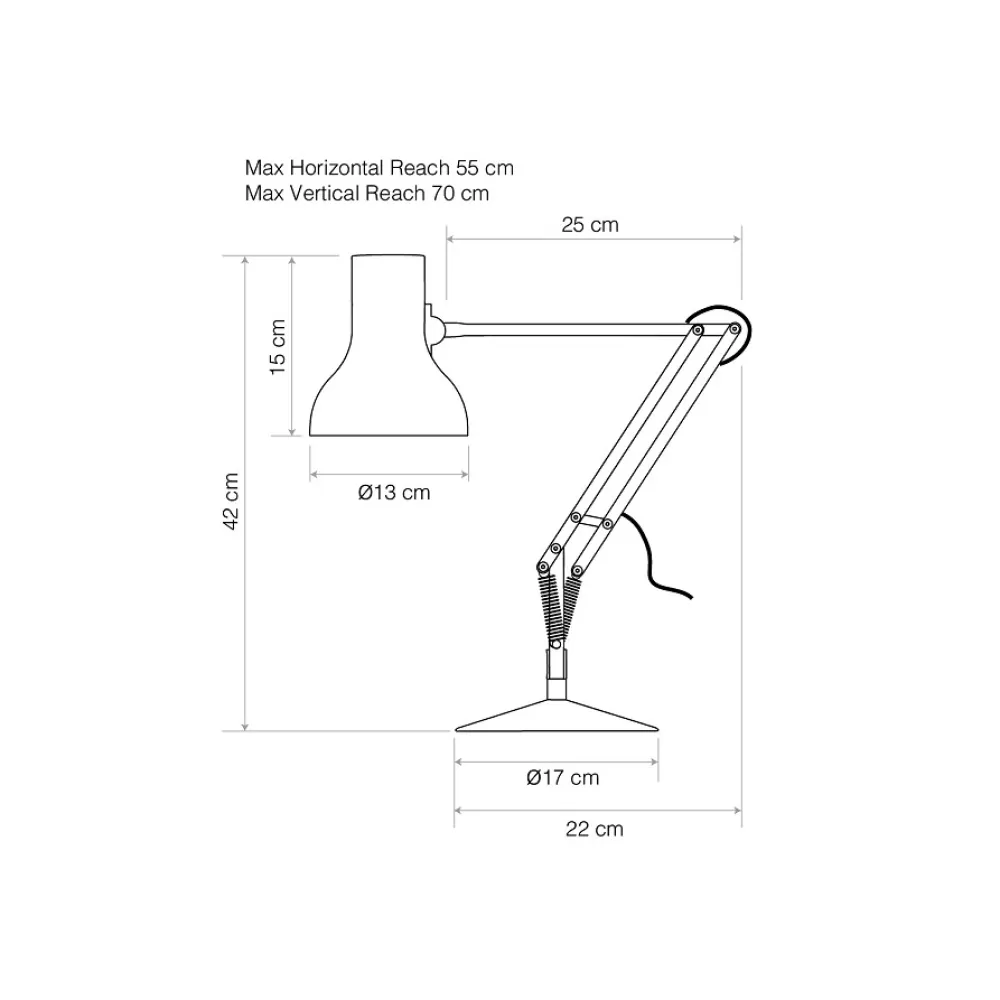 Lampade Da Tavolo^Anglepoise Type 75 | Lampada Da Scrivania - Nero | Ex-Display