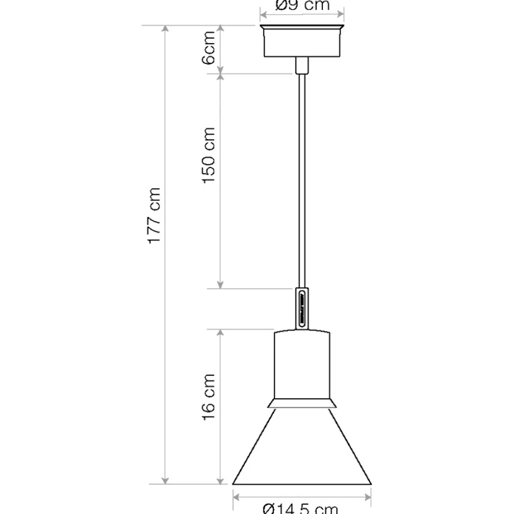 Lampade A Sospensione^Anglepoise Type 80 | Lampada A Sospensione | Nero Opaco | Ex-Display