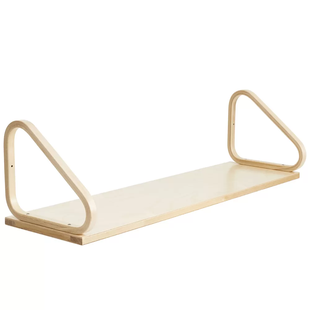 Scaffali^Artek Wall Shelf 112B | Scaffale Pensile - Betulla Naturale Laccato